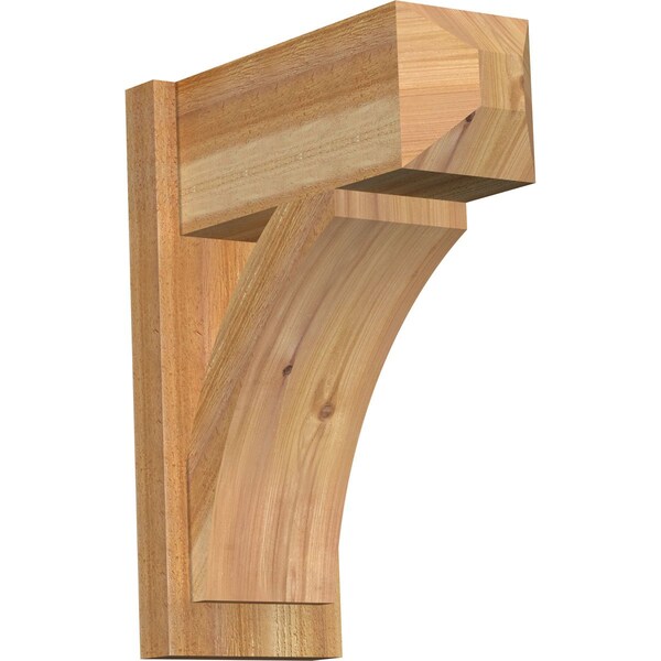 Ekena Millwork Thorton Rough Sawn Craftsman Outlooker, Western Red Cedar, 8"W x 18"D x 22"H OUT08X18X22THR04RWR - main